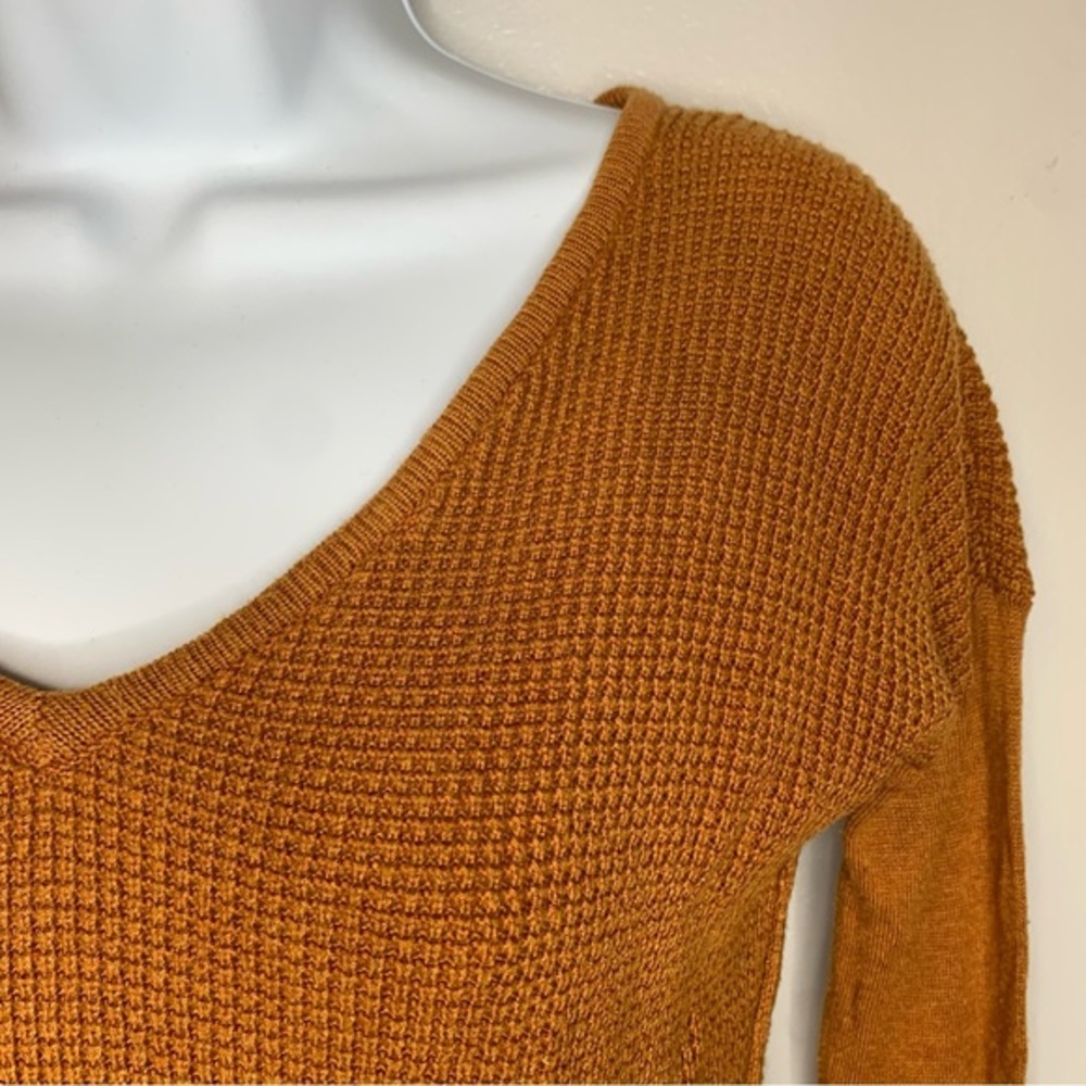 Lululemon The Sweater Life Heathered Spicy Pumpkin Knit Sweater - Picture 8 of 12